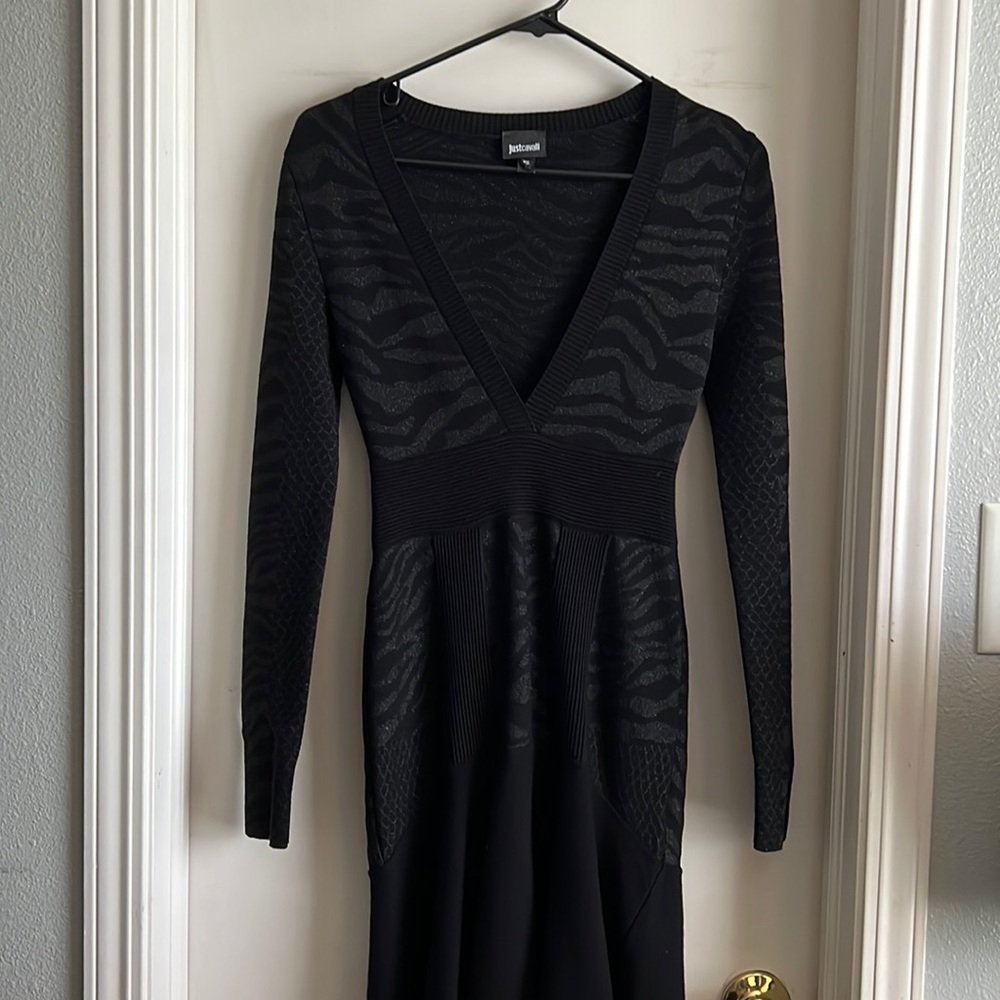 Just Cavalli black dress size xs, Roberto Cavalli